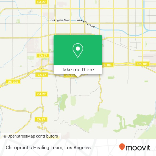 Chiropractic Healing Team map