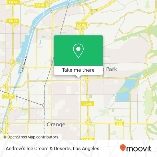 Andrew's Ice Cream & Deserts map