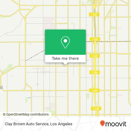 Clay Brown Auto Service map