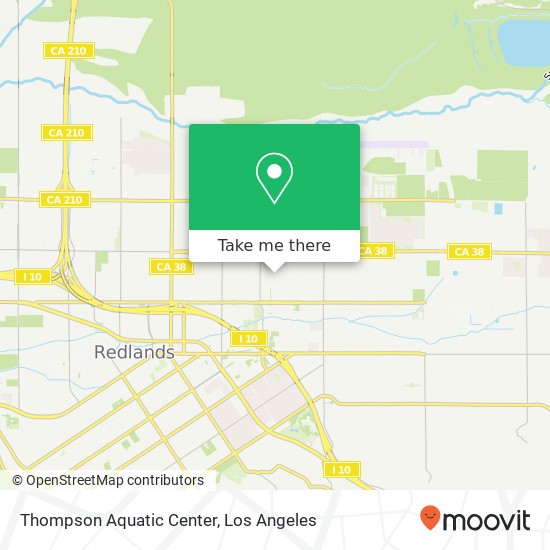 Mapa de Thompson Aquatic Center