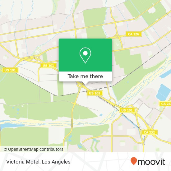 Victoria Motel map