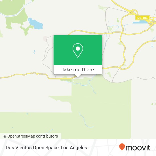 Dos Vientos Open Space map