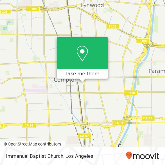 Mapa de Immanuel Baptist Church