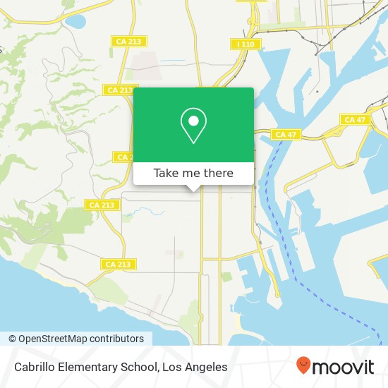 Cabrillo Elementary School map