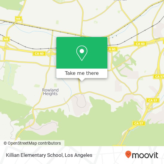 Mapa de Killian Elementary School