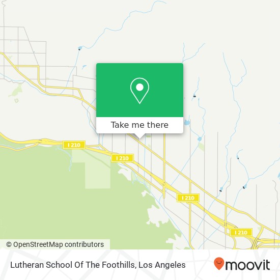 Lutheran School Of The Foothills map