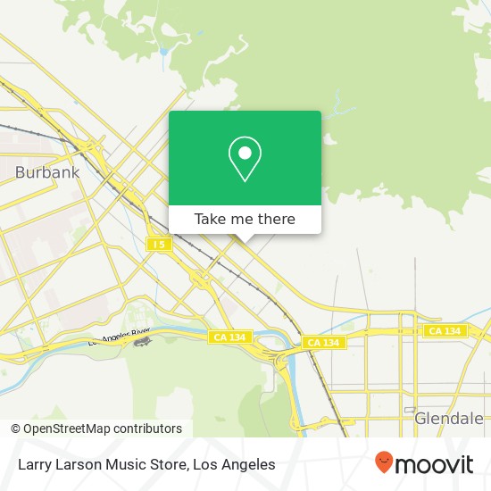 Mapa de Larry Larson Music Store