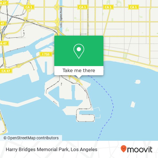 Mapa de Harry Bridges Memorial Park