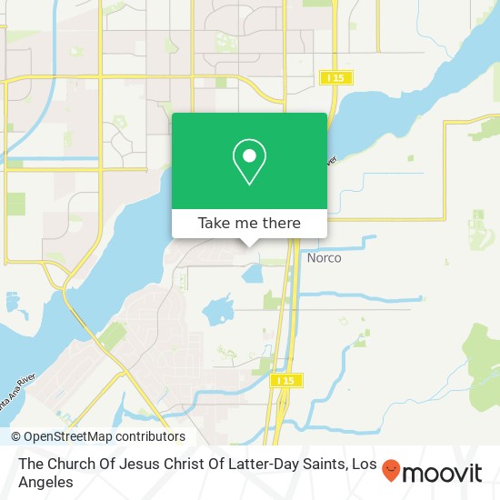 Mapa de The Church Of Jesus Christ Of Latter-Day Saints