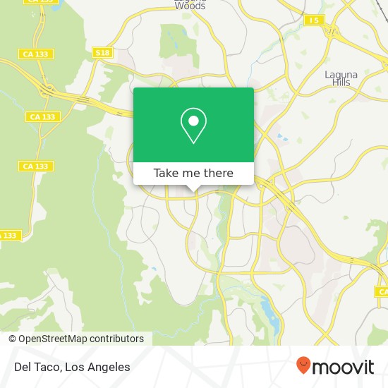 Del Taco map