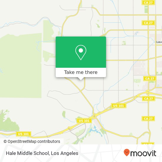 Mapa de Hale Middle School