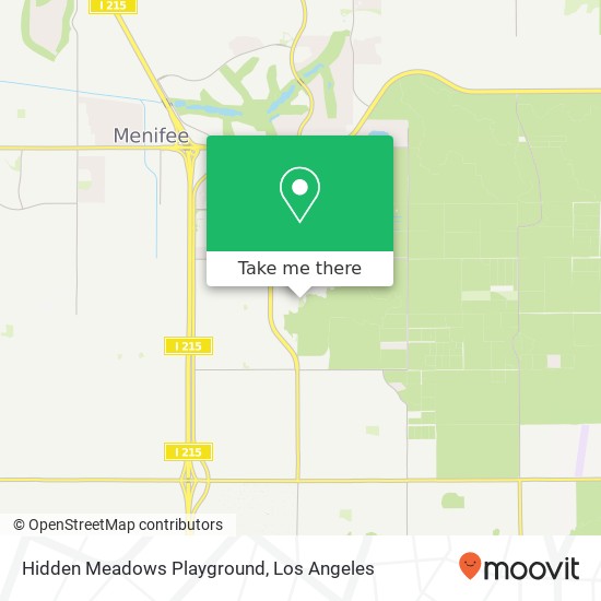 Mapa de Hidden Meadows Playground
