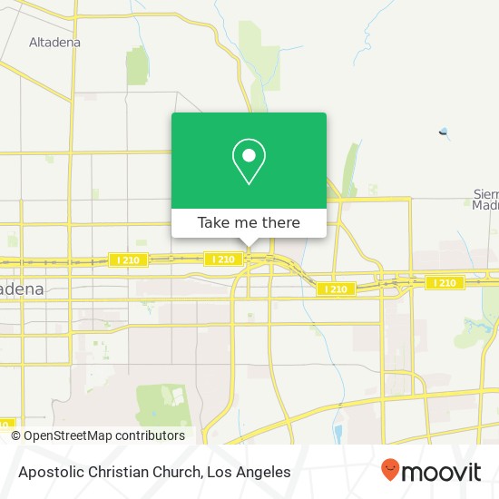 Apostolic Christian Church map