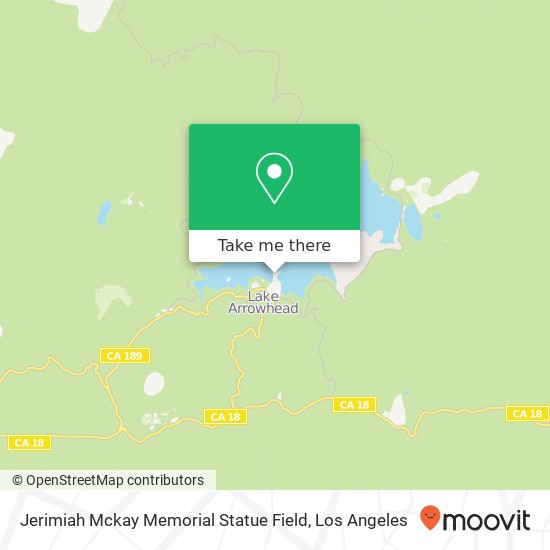 Jerimiah Mckay Memorial Statue Field map