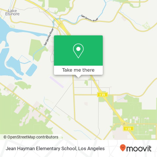 Jean Hayman Elementary School map