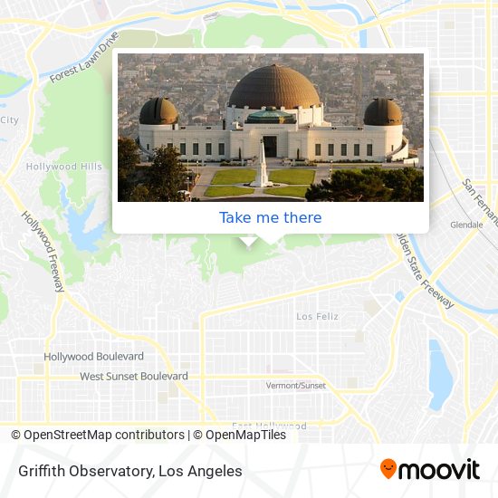 How to get to Griffith Observatory in Griffith Park, La by Bus or ...