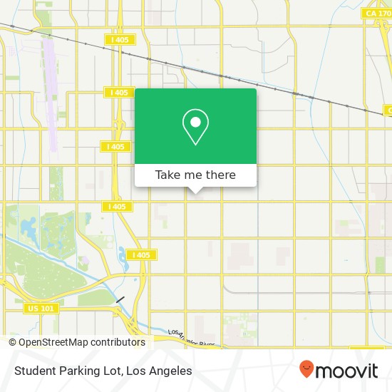 Student Parking Lot map