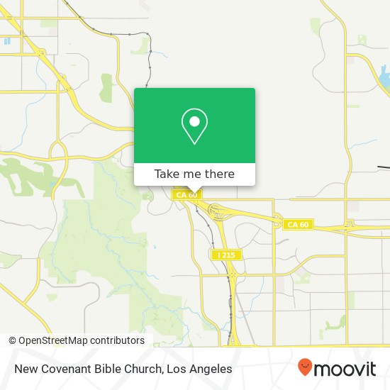 New Covenant Bible Church map