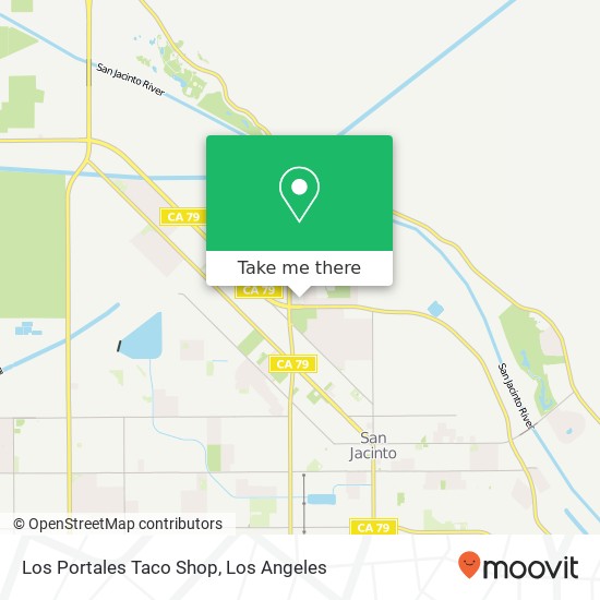 Los Portales Taco Shop map