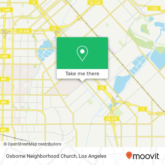 Osborne Neighborhood Church map