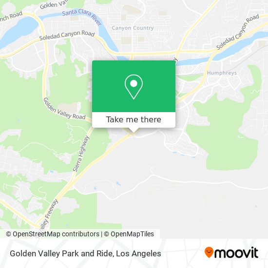 Golden Valley Park and Ride map