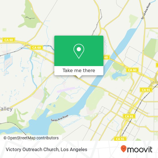 Victory Outreach Church map