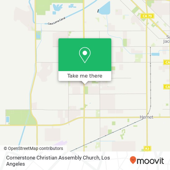 Cornerstone Christian Assembly Church map