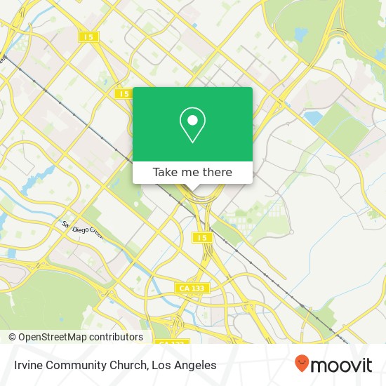 Mapa de Irvine Community Church