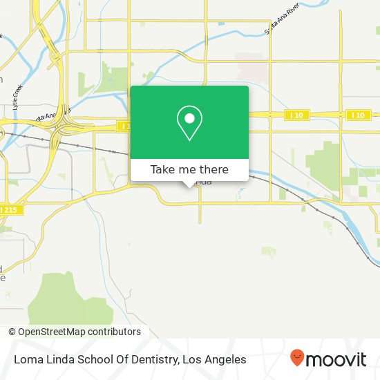 Mapa de Loma Linda School Of Dentistry