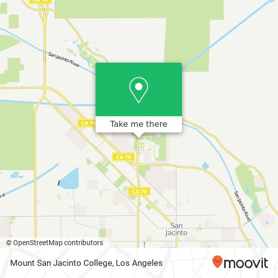 Mount San Jacinto College map