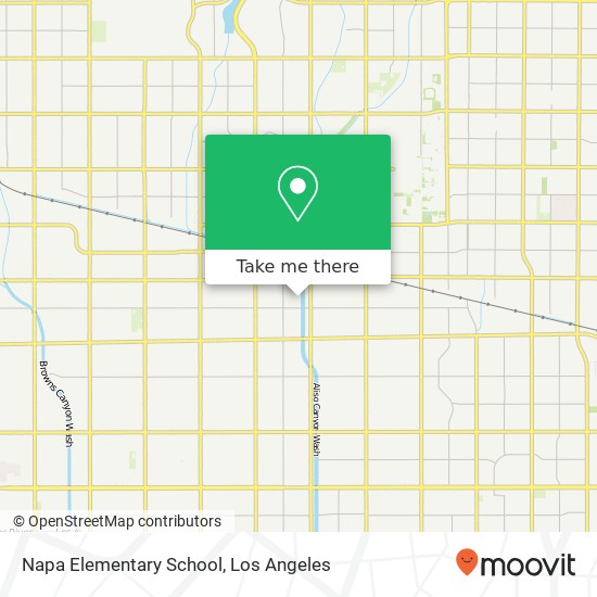 Napa Elementary School map