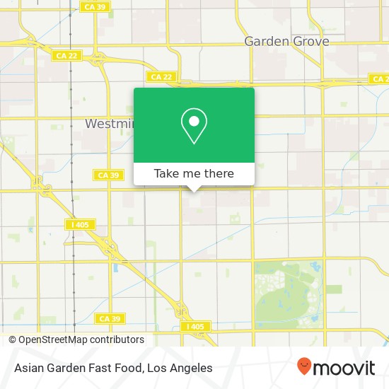 Asian Garden Fast Food map