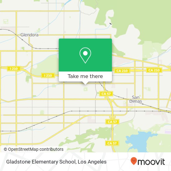 Mapa de Gladstone Elementary School