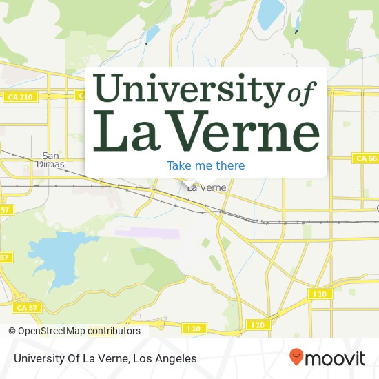 University Of La Verne map