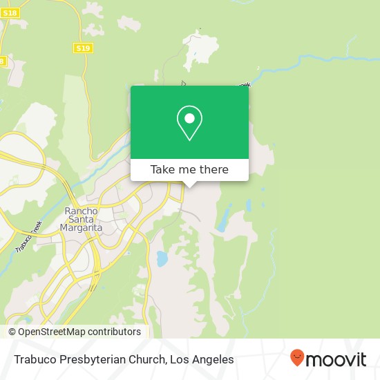 Trabuco Presbyterian Church map