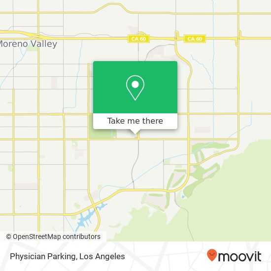 Physician Parking map