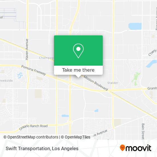 Mapa de Swift Transportation