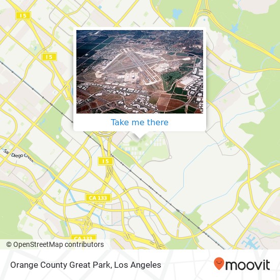 Mapa de Orange County Great Park
