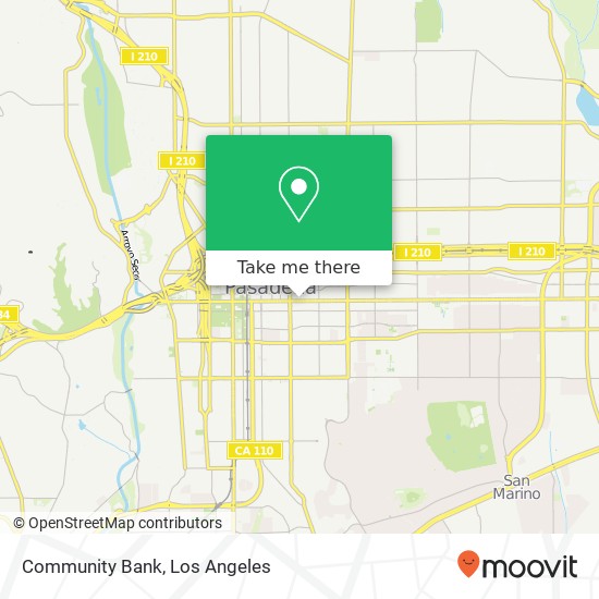 Community Bank map