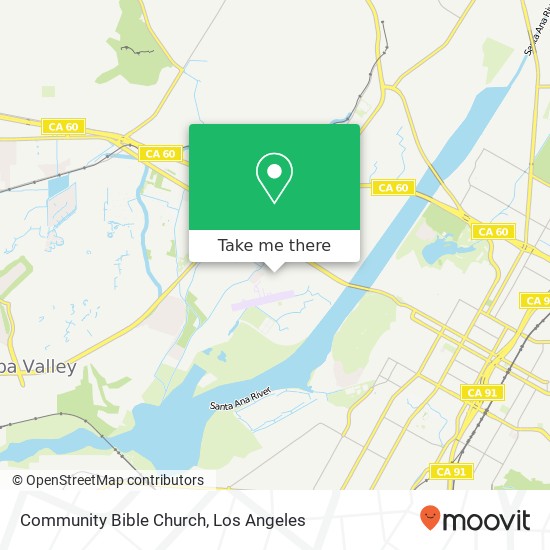 Community Bible Church map