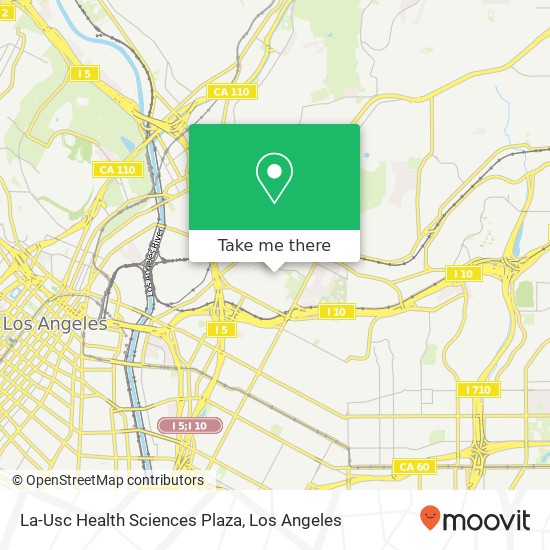 Mapa de La-Usc Health Sciences Plaza