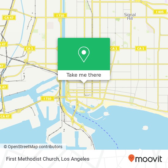 First Methodist Church map