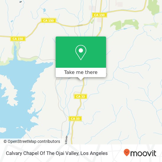 Mapa de Calvary Chapel Of The Ojai Valley