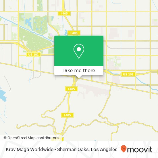 Krav Maga Worldwide - Sherman Oaks map