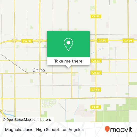 Magnolia Junior High School map