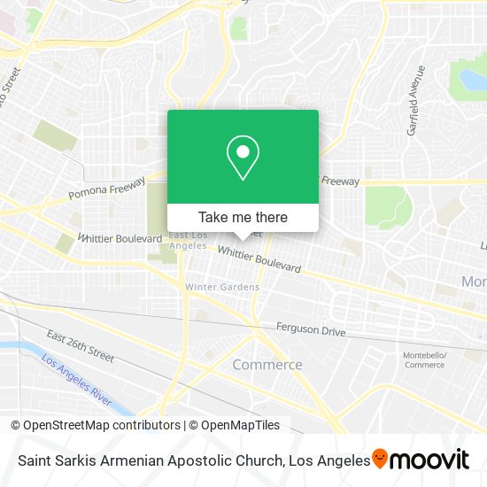 Saint Sarkis Armenian Apostolic Church map