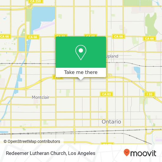 Redeemer Lutheran Church map