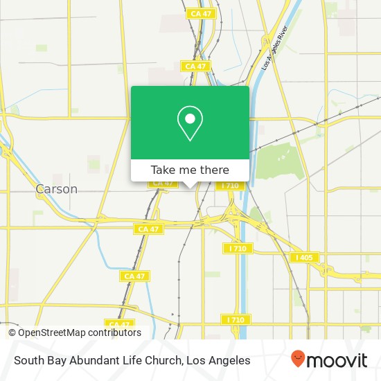 South Bay Abundant Life Church map