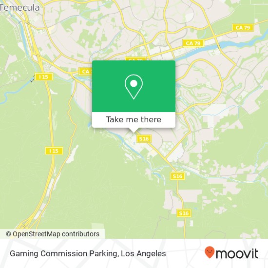 Gaming Commission Parking map