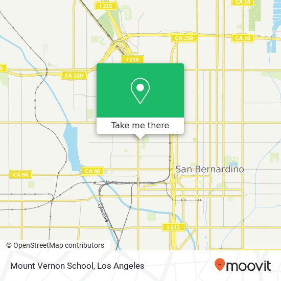 Mapa de Mount Vernon School